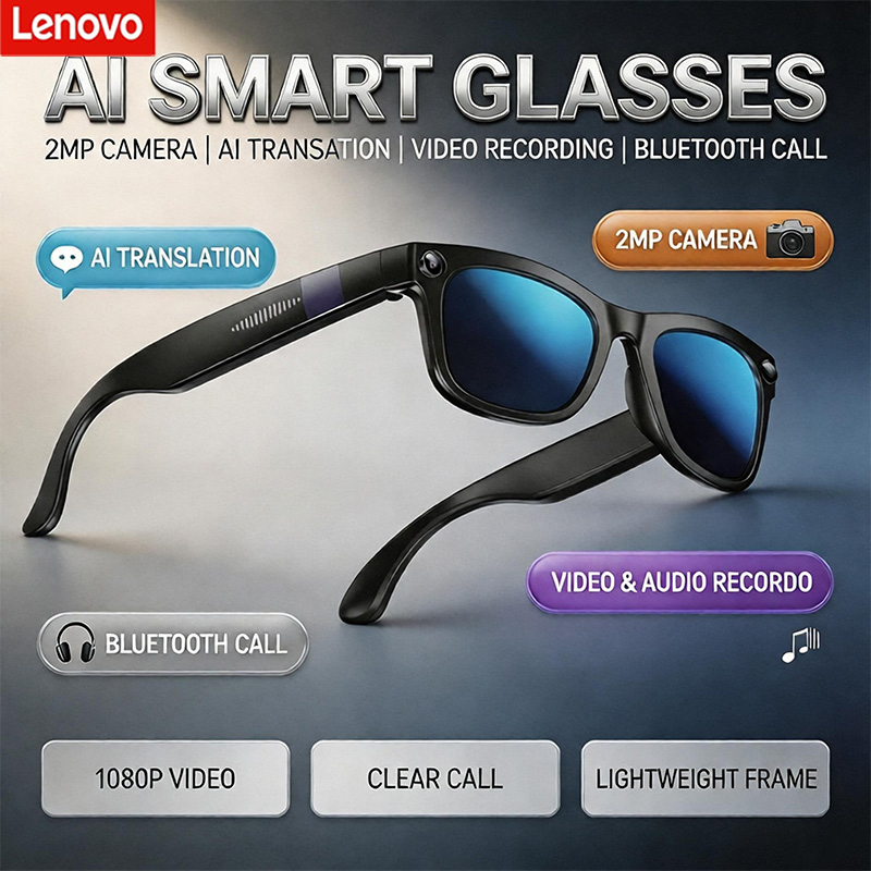 Audio Music To Video Ai - Lenovo AI Bluetooth Smart Glasses With
