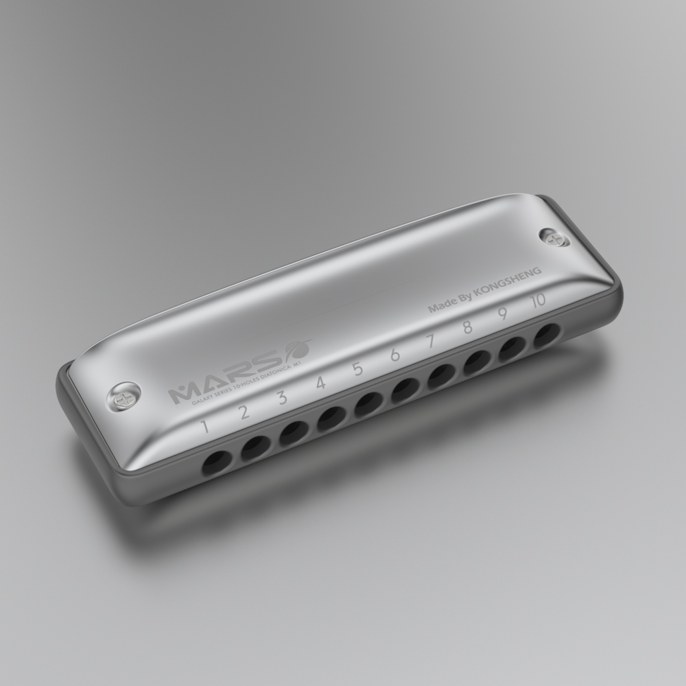 Harmonica 10 Hole - KONGSHENG M1MARS Round Hole 10-hole Diatonic