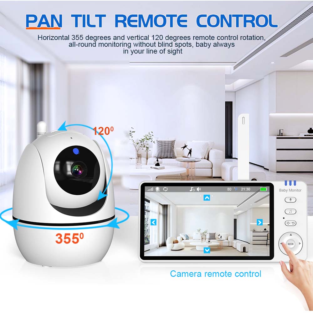 5 Inch Video Baby Monitor Indo - Audio Music Videos ulasan dan harga