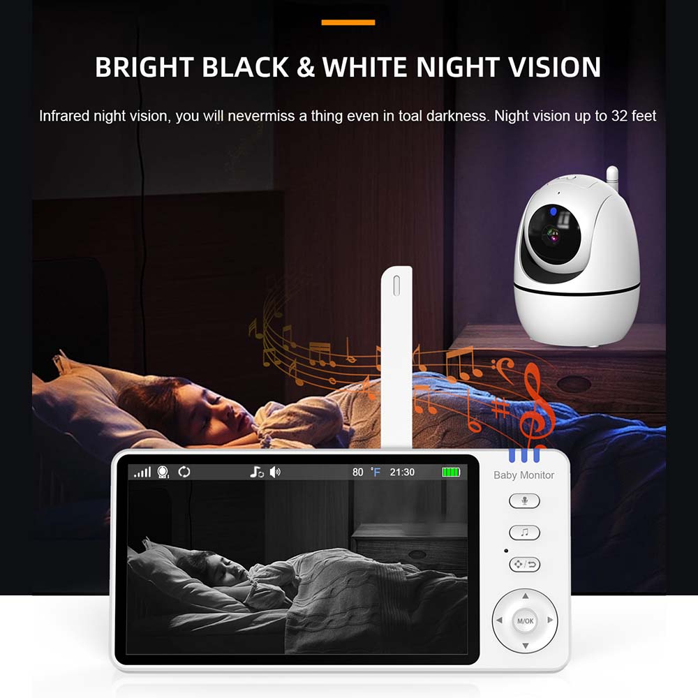 5 Inch Video Baby Monitor Indo - Audio Music Videos ulasan dan harga