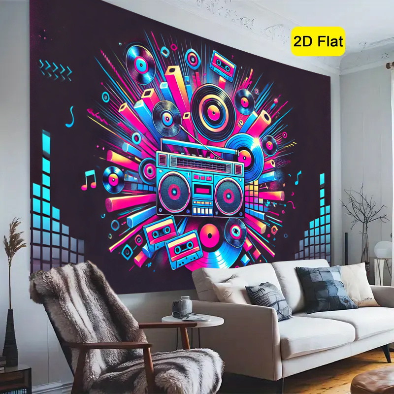 2D flat design, 1-piece packag - Audio Music For Background ulasan dan harga