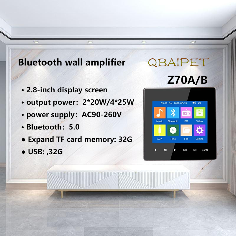 Home Bluetooth Wall Amplifier  - Audio Music For Background ulasan dan harga