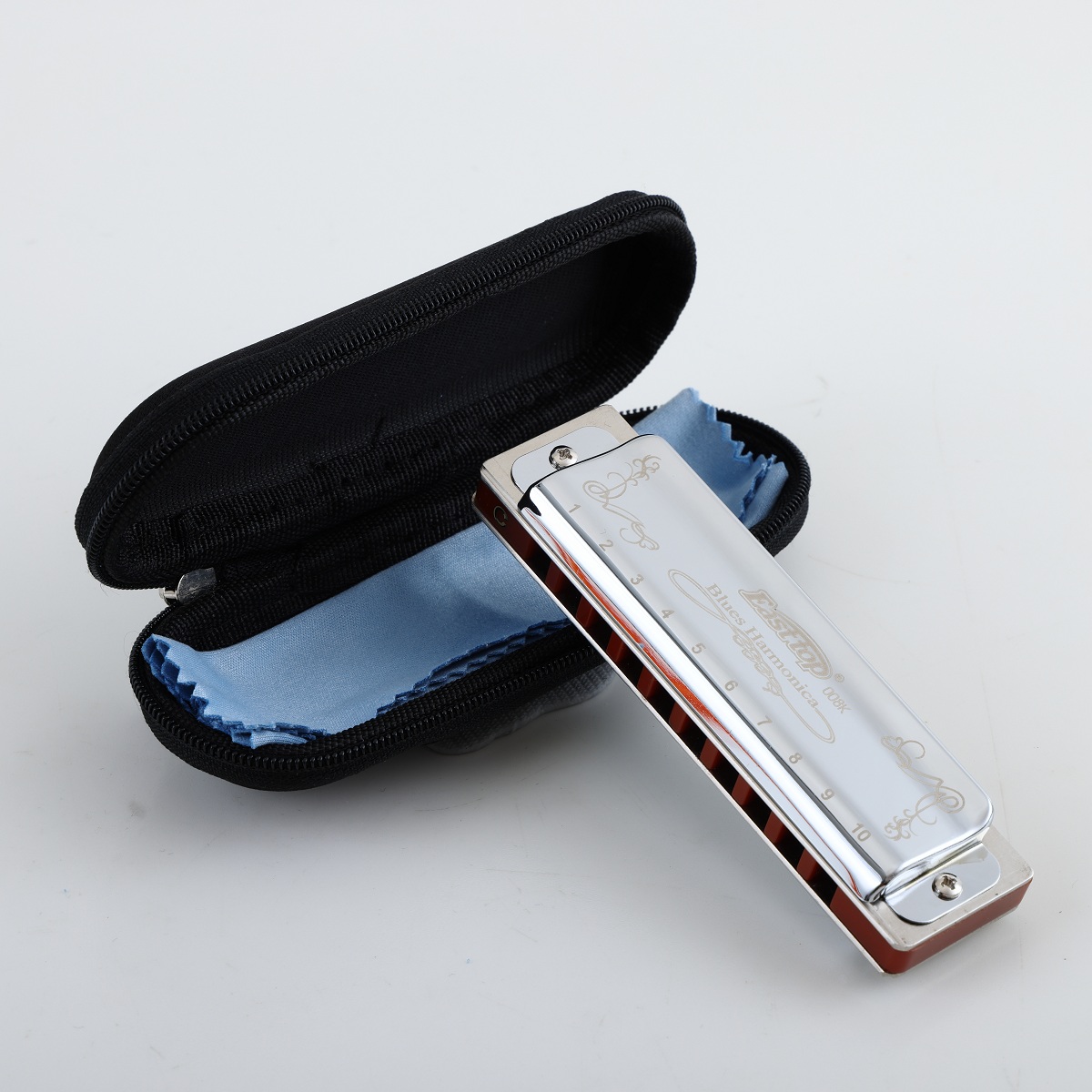 EASTTOP T008K Key of a New Blu - Harmonica 10 Hole ulasan dan harga