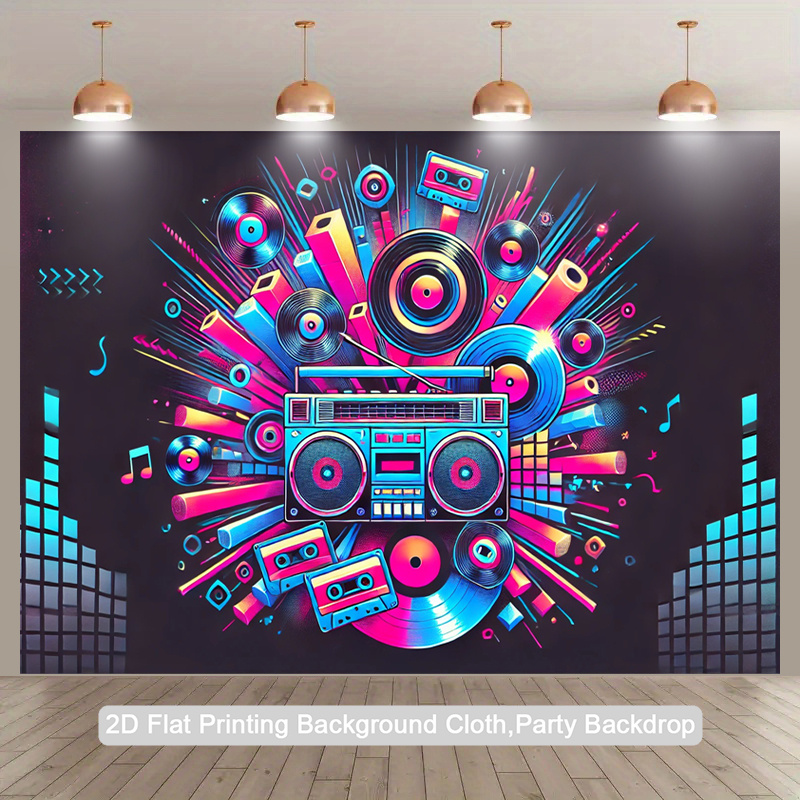 2D flat, 1-piece product. Retr - Audio Music For Background ulasan dan harga