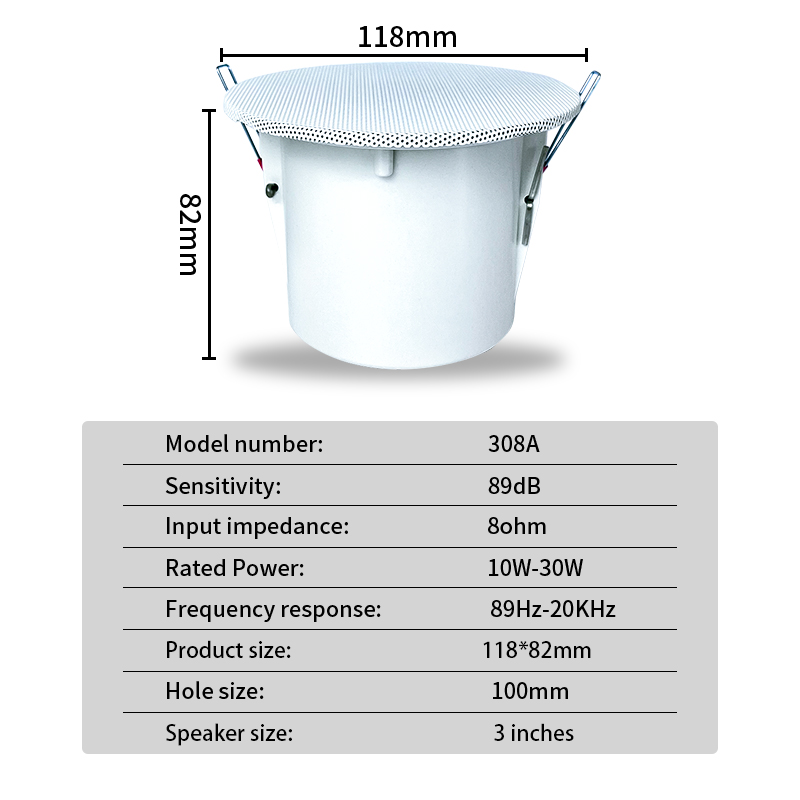 3 inch 8Ohm Surround Sound Spe - Audio Music For Background ulasan dan harga