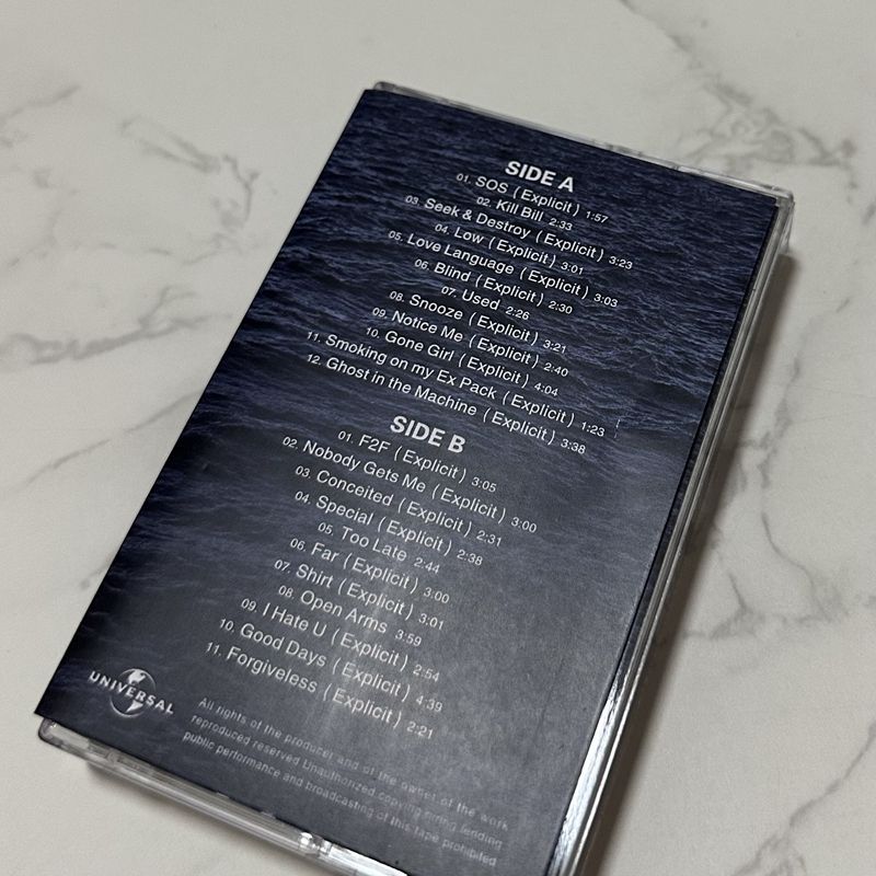Western R&B Music Cassette Tap - Audio Music Lyrics ulasan dan harga