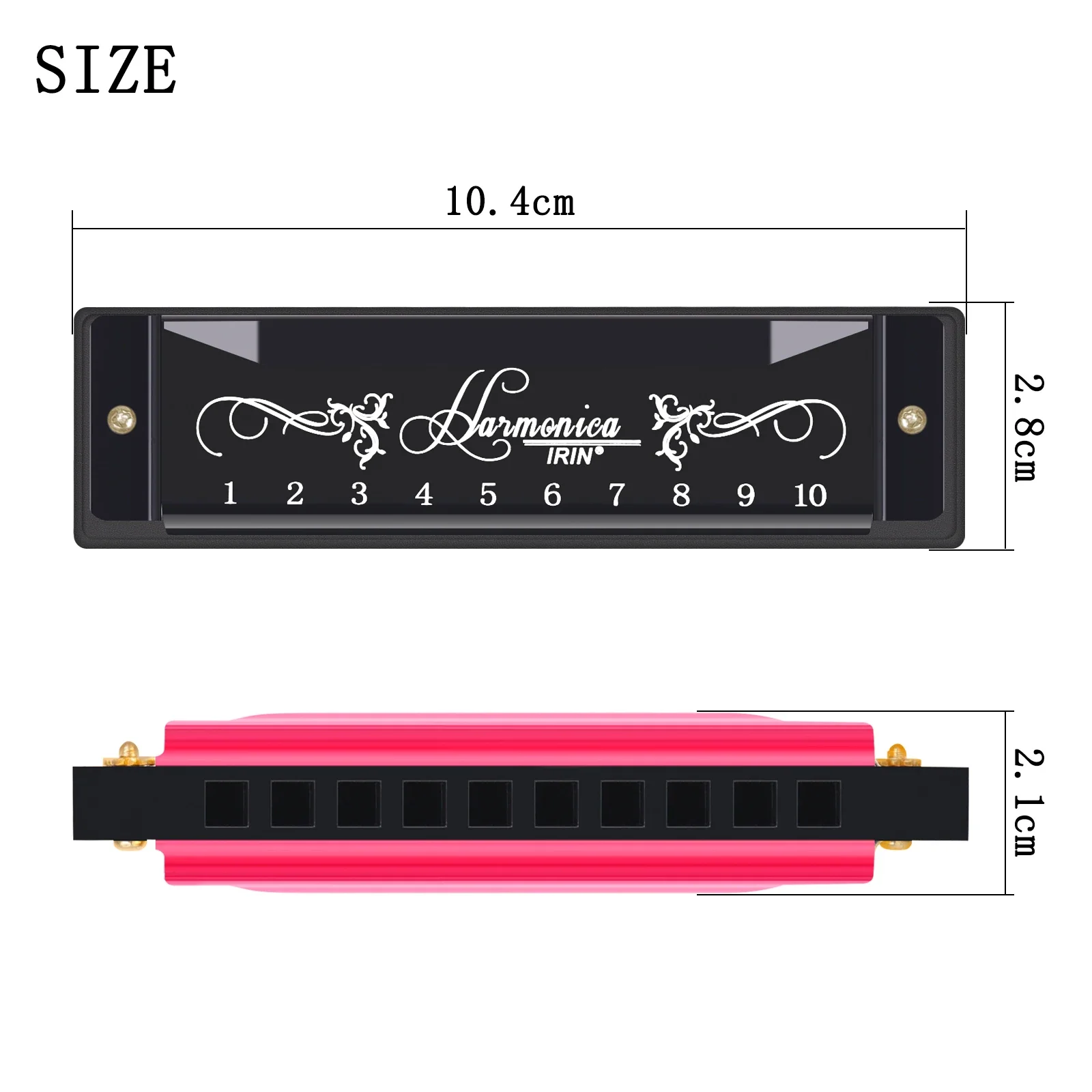 IRIN 10 Hole 20 Tone Harmonica - Harmonica 10 Hole ulasan dan harga