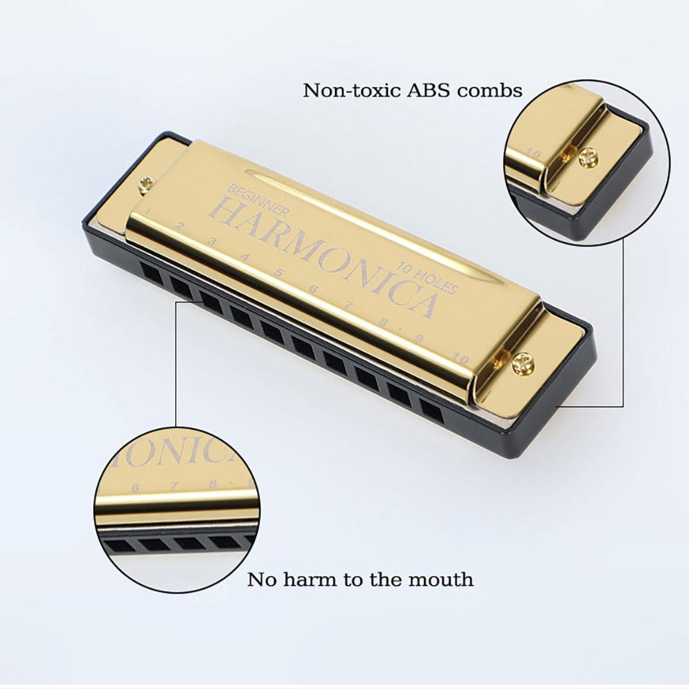 10 Hole C Harmonica Blues Harp - Harmonica 10 Hole ulasan dan harga