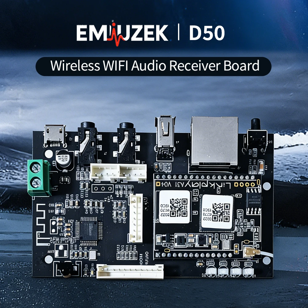 EMIUZEK D50 Wireless Audio Rec - Audio Music By ulasan dan harga