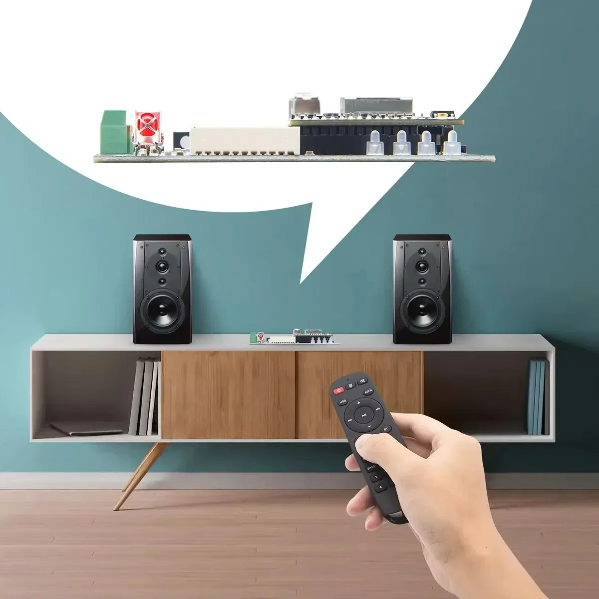 EMIUZEK D50 Wireless Audio Rec - Audio Music By ulasan dan harga