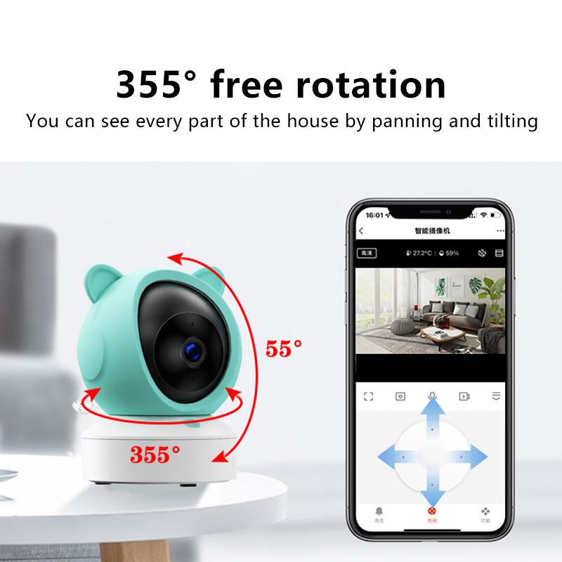 Danmini 1080P Baby Monitor Mob - Audio Music Videos ulasan dan harga