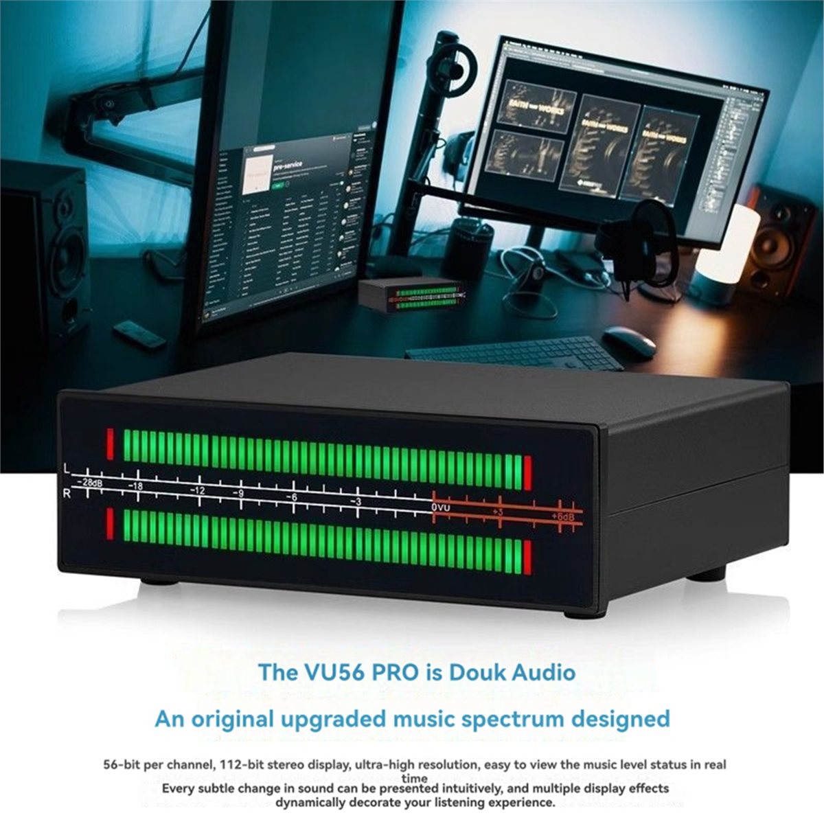 A40I VU56-PRO Dual Channel Mus - Audio Music Visualizer Free ulasan dan harga