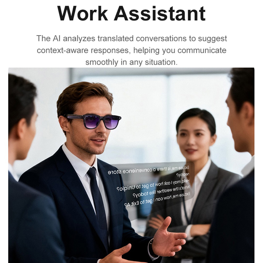 Smart Glasses AI Assistant Rea - Audio Music To Video Ai ulasan dan harga
