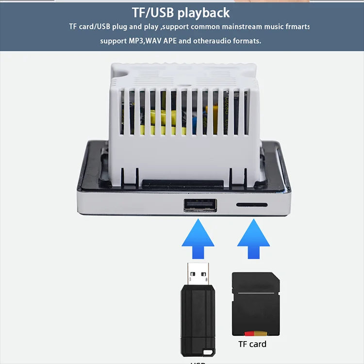 Bluetooth Wall Amplifier Home  - Audio Music For Background ulasan dan harga