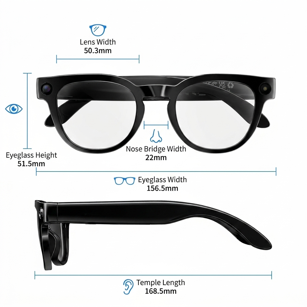 2026 New AI Smart Glasses with - Audio Music To Video Ai ulasan dan harga