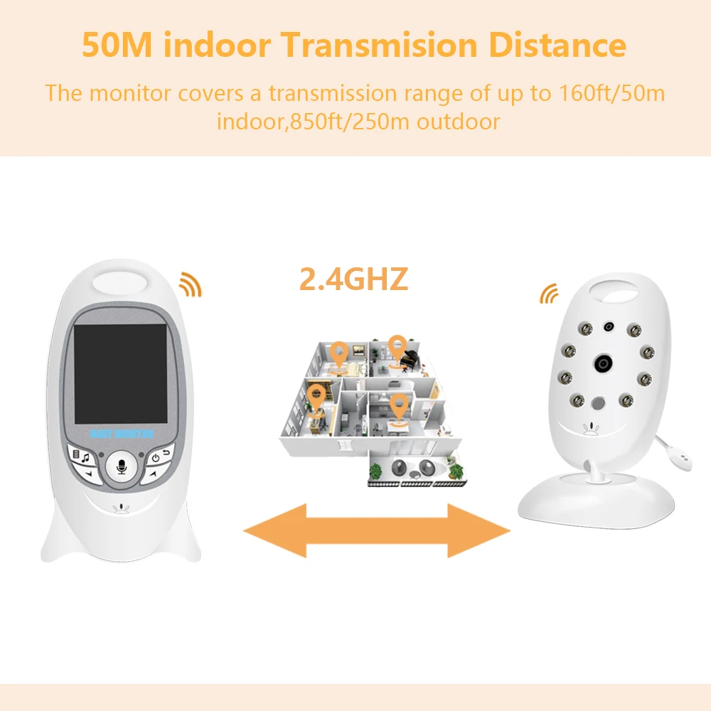 VB601 Electronic Baby Monitor  - Audio Music Videos ulasan dan harga