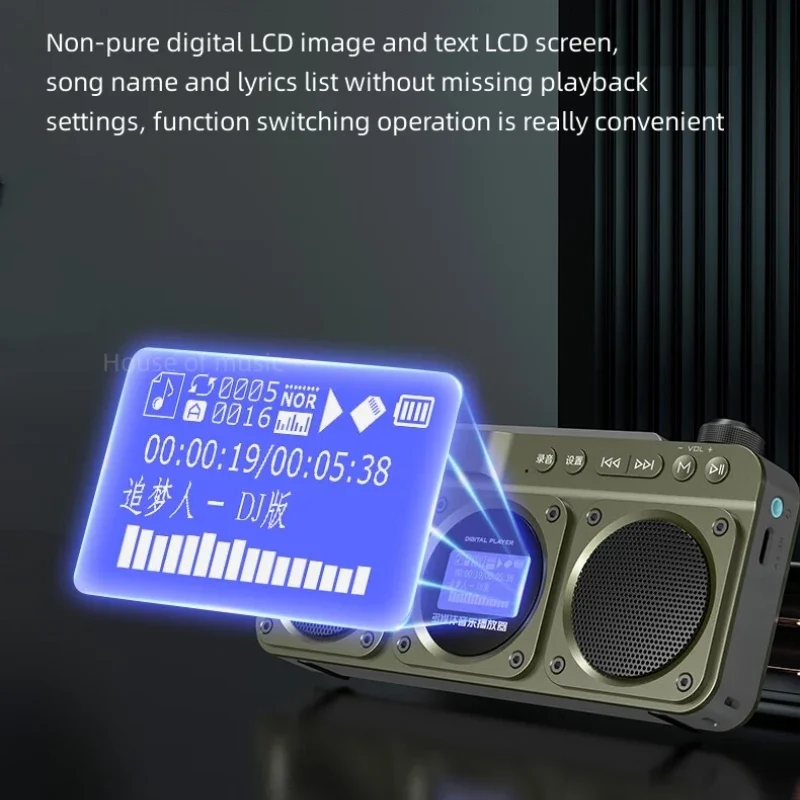 Portable F28 FM Radio Hi-fi So - Audio Music Lyrics ulasan dan harga