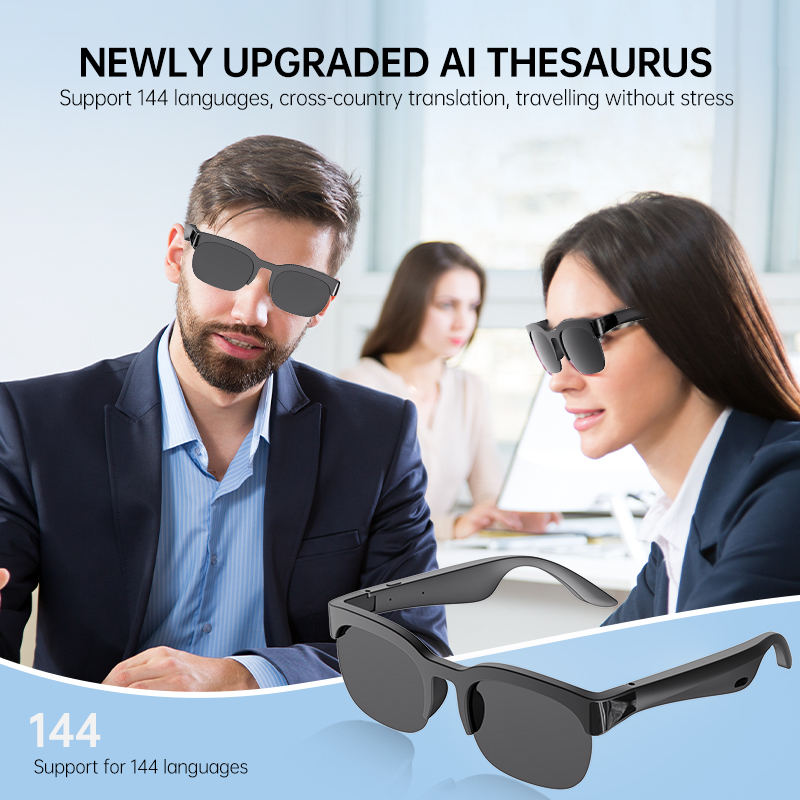 Smart AI Audio Glasses, Wirele - Audio Music To Video Ai ulasan dan harga