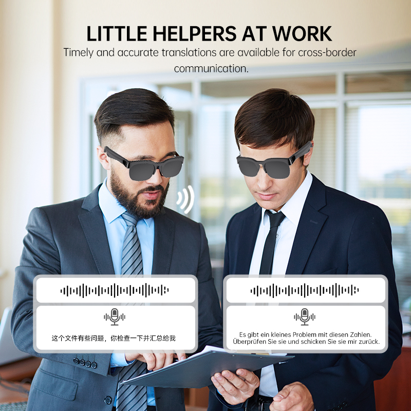 Smart AI Audio Glasses, Wirele - Audio Music To Video Ai ulasan dan harga