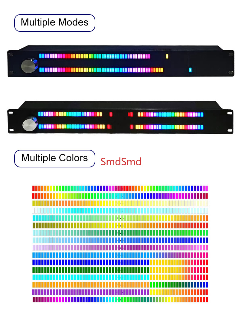 128-Light LED Music Spectrum D - Audio Music Visualizer Free ulasan dan harga